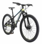 Bikestar Alu Mountainbike 26 Zoll | 13 Zoll Rahmen, 21 Gang Shimano Schaltung mit Scheibenbremse | Schwarz Gelb