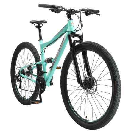 Bikestar Fully Mountainbike 29 Zoll | 19 Zoll Rahmen, 21 Gang Shimano Schaltung, Scheibenbremse | Mint