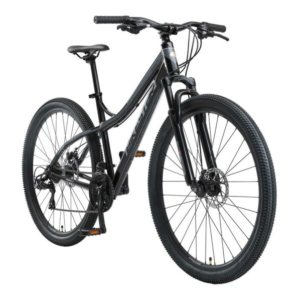 Bikestar Hardtail Alu Mountainbike Shimano 21 Gang Schaltung, Scheibenbremse 29 Zoll Reifen | 18 Zoll Rahmen | Schwarz & Grau
