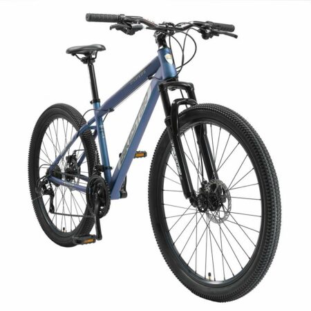 Bikestar Mountainbike 27,5 Zoll | 17 Zoll Rahmen, 21 Gang Shimano Schaltung, Scheibenbremse | Blau