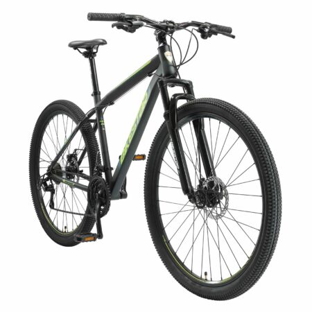 Bikestar Mountainbike 29 Zoll | 19 Zoll Rahmen, 21 Gang Shimano Schaltung, Scheibenbremse | Schwarz