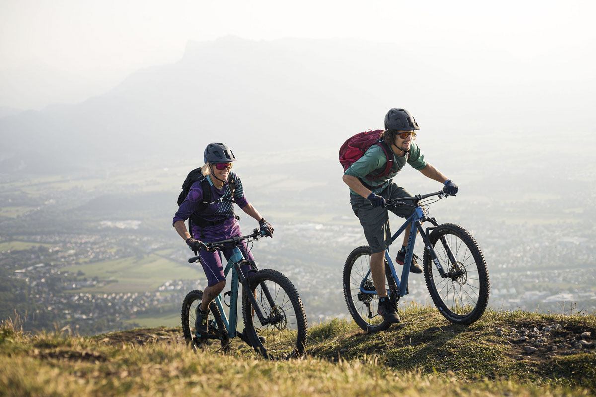 Mountain bike hardtails are suitable for MTB tours